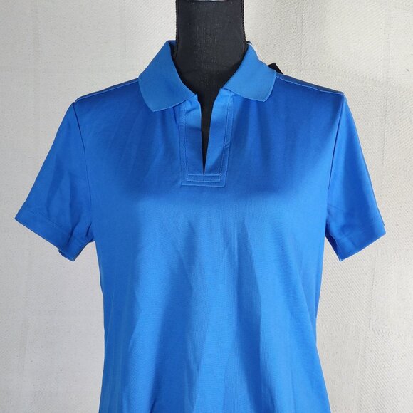 Devon and Jones French Blue Crownlux Performance Style DG20W Polo Work Top Sz M - Picture 3 of 16